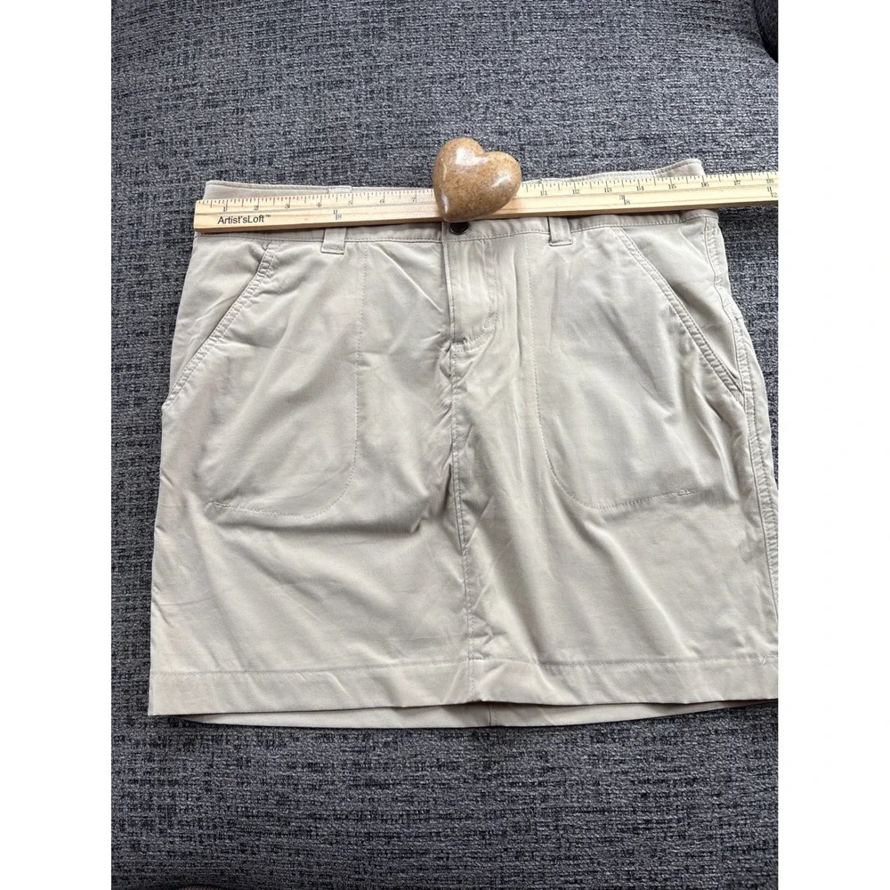 Columbia Women's Tan Skort Size 10 Nylon Stretch Active Golf AL1931‎ 1710551